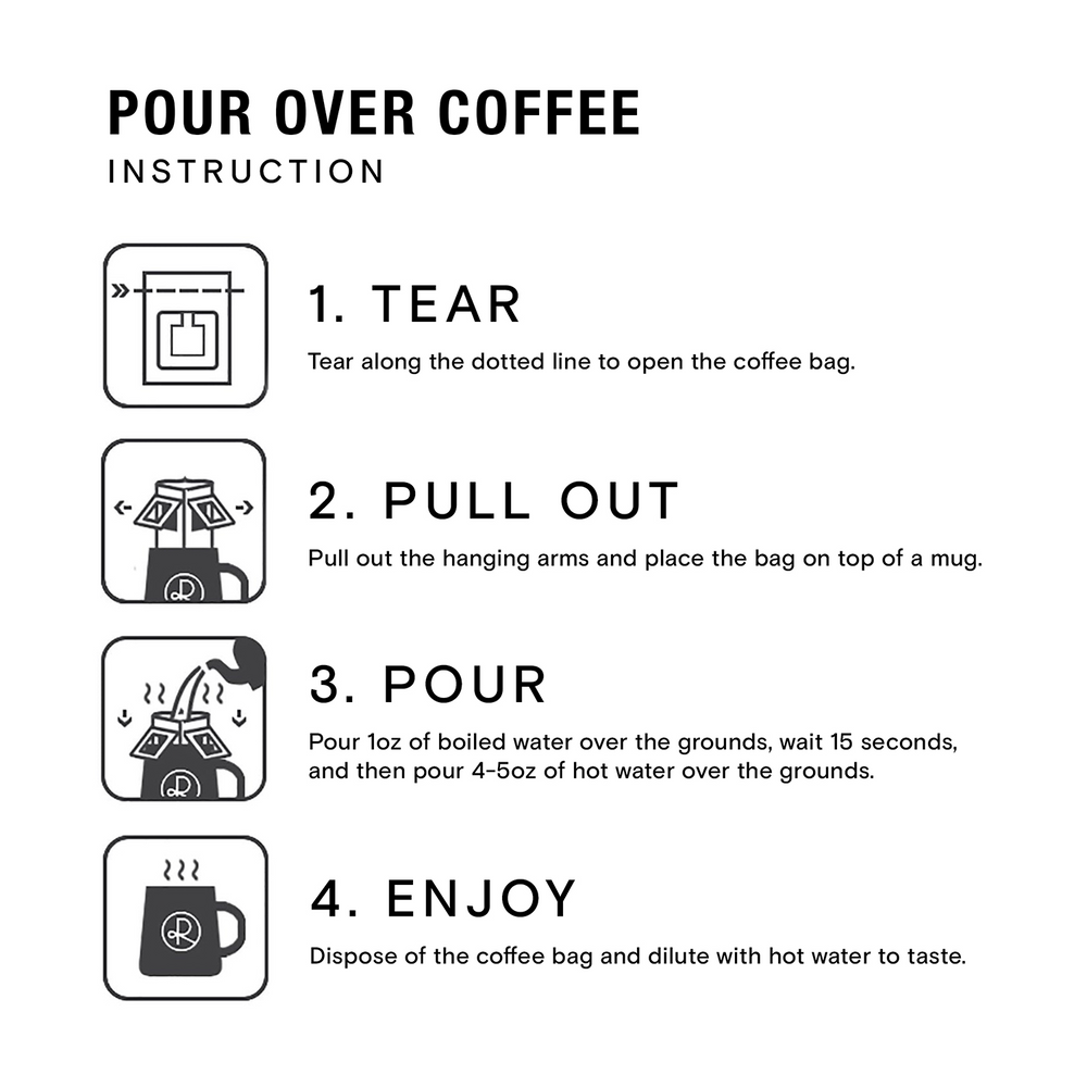 Pour over outlet instructions