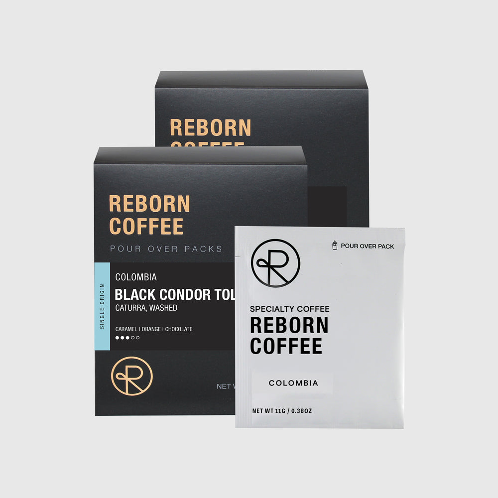 
                  
                    Pour Over Pack Colombia - Black Condor | 6 Packets of Single-Serve Pour Over Coffee
                  
                