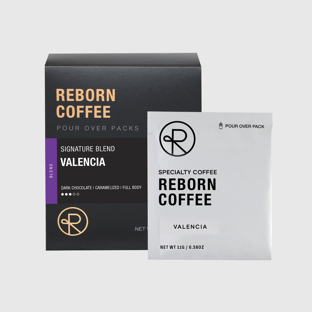 
                  
                    Pour Over Pack Valencia - Blend | 6 Packets of Single-Serve Pour Over Coffee
                  
                