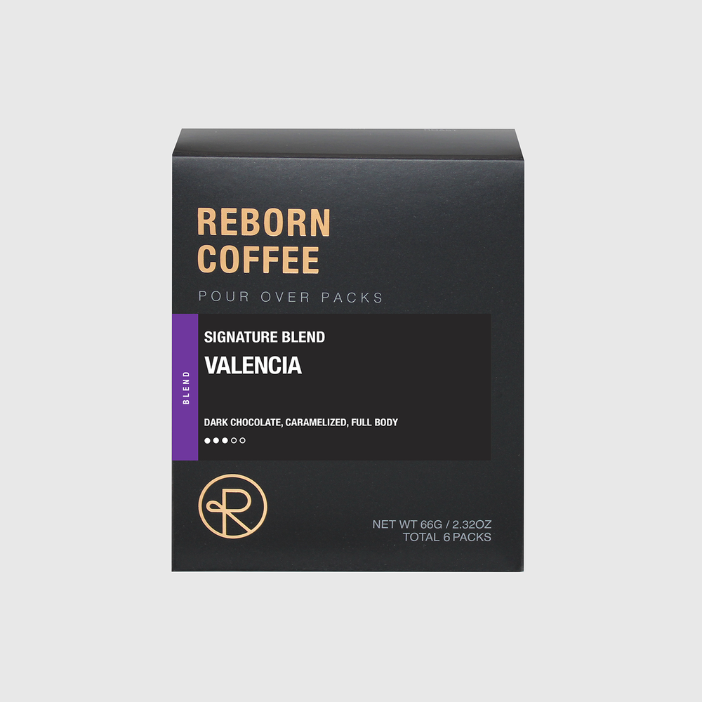 Reborn Coffee Valencia House Blend Single Serve Drip Bag